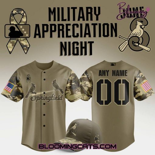 Springfield Cardinals Military Appreciation Night 2025 Jersey