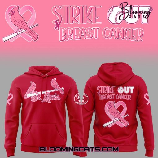 St. Louis Cardinals x Strike Out Cancer Special Hoodie