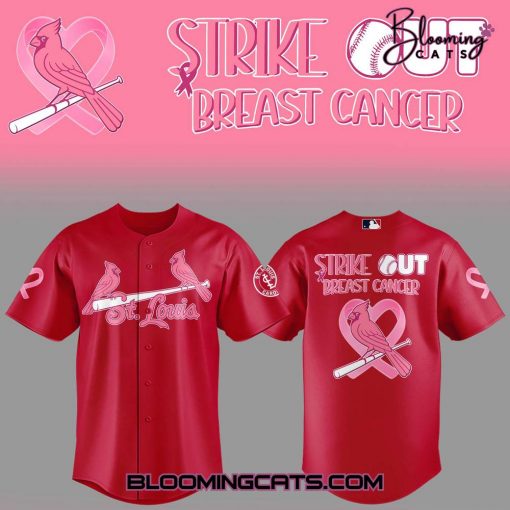 St. Louis Cardinals x Strike Out Cancer Special Jersey