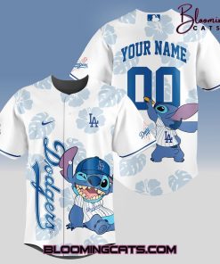 Stitch x Los Angeles Dodgers Custom Baseball Jersey