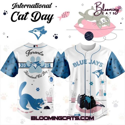 Toronto Blue Jays x International Cat Day 2025 Limited Edition Baseball Jersey