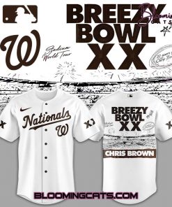 Washington Nationals x Breezy Bowl XX Special Baseball Jersey