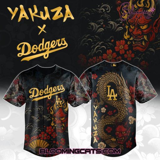 Yakuza Dragon Oni x Los Angeles Dodgers Jersey