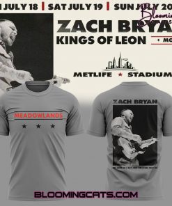 Zach Bryan Meadowlands 2025 Limited Edition Grey Shirt