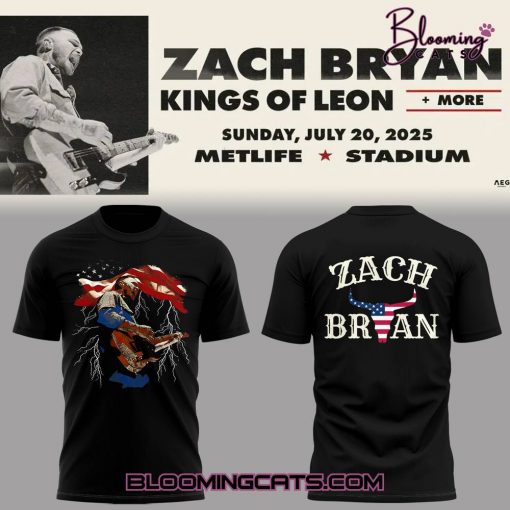 Zach Bryan “The Quittin’ Time Tour 2025” T-shirt