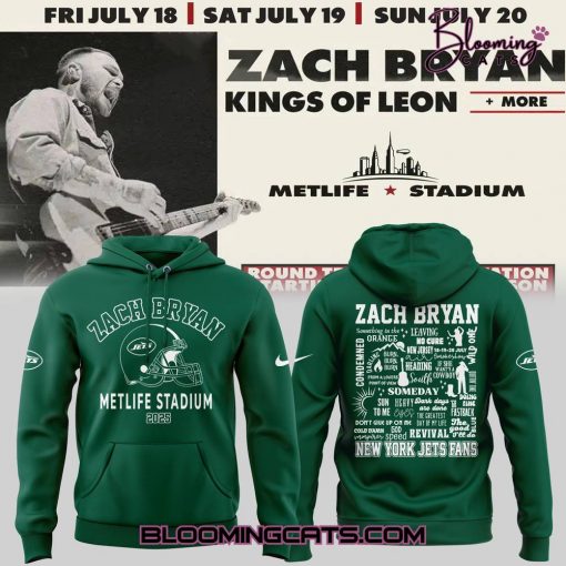 Zach Bryan x New York Jets 2025 Hoodie