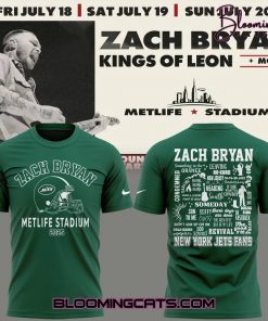 Zach Bryan x New York Jets 2025 T-shirt