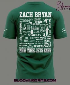 Zach Bryan x New York Jets 2025 Tshirt